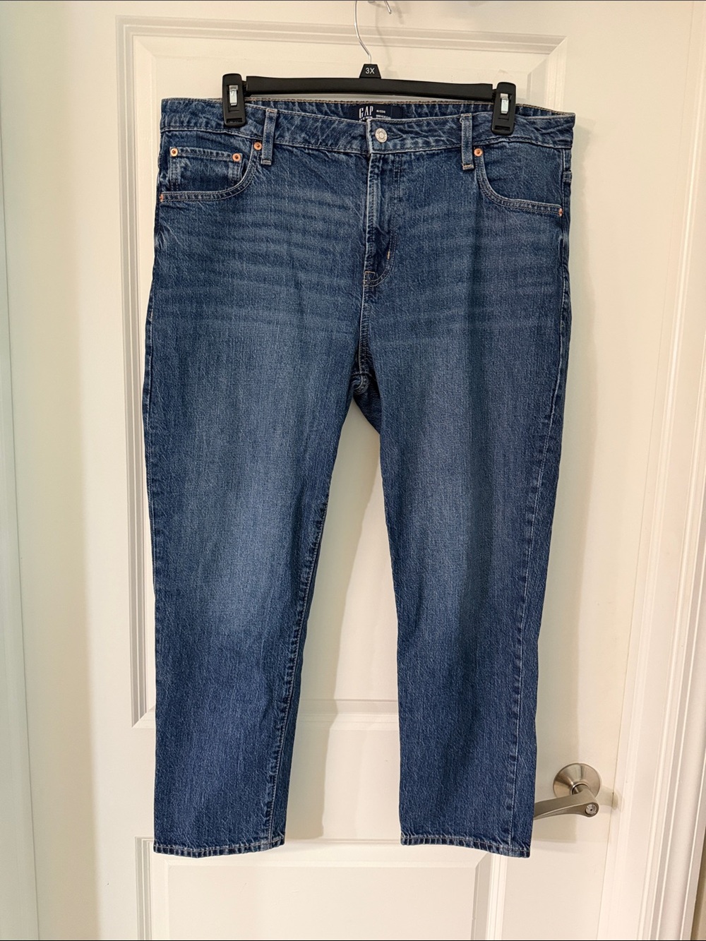 GAP Straight Leg Jeans - Dark Blue Denim